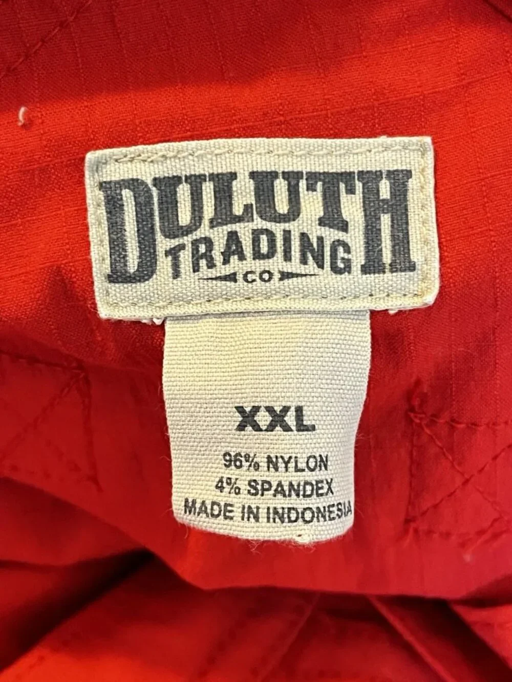 Duluth Trading Co ripstop fabric